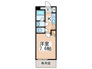 シエル金剛の物件間取画像